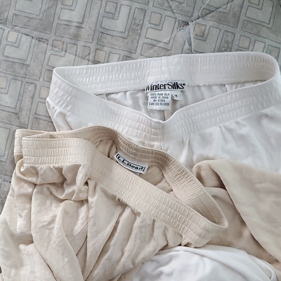 100% luxurious silk, pointelle base layer bottoms - Picture 10 of 10